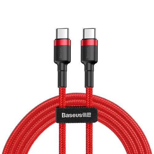 Cabo Baseus CATKLF-H09 USB-C - USB-C PD QC 60 W 2 m - vermelho