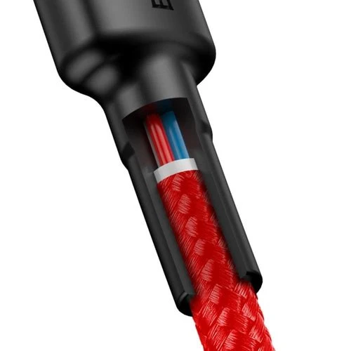Cabo Baseus CATKLF-H09 USB-C - USB-C PD QC 60 W 2 m - vermelho