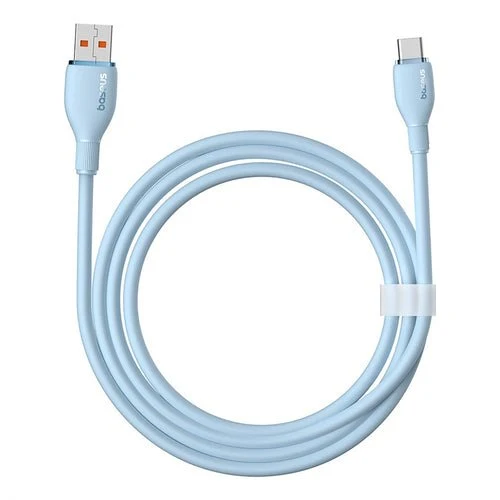 Cabo Baseus Pudding 100 W USB-/USB-C 2 m - Azul