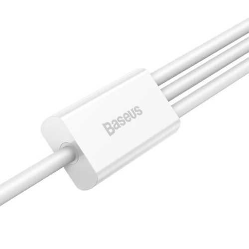 Cabo Baseus Superior 3 em 1 - Lightning/USB-C/Micro USB, 1,5 m.