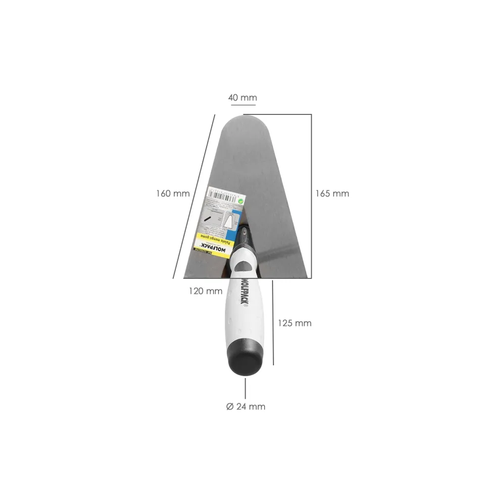Cabo de borracha para remo Wolfpack Plus 344 165x120mm.