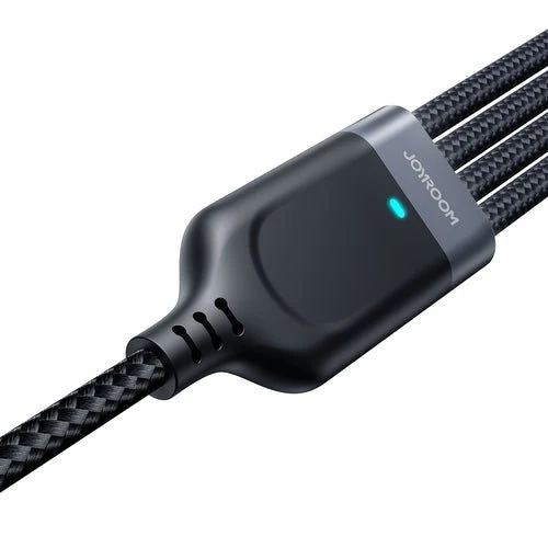 Cabo Joyroom S-A18 4-em-1 USB- para vários, 1,2 m - preto