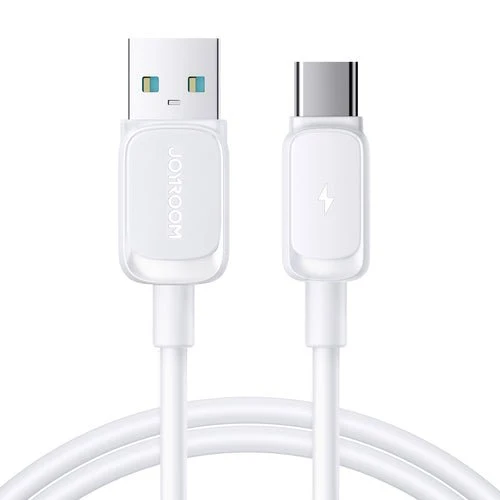 Cabo Joyroom série A14 USB-/USB-C 3A 1,2 m - Branco
