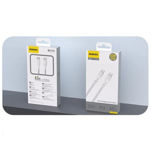 Cabo USB-C Dudao L9C 65W - 1 m - Branco