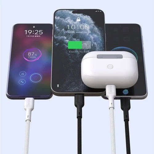 Cabo USB-C Dudao L9C 65 W - 2 m - Preto