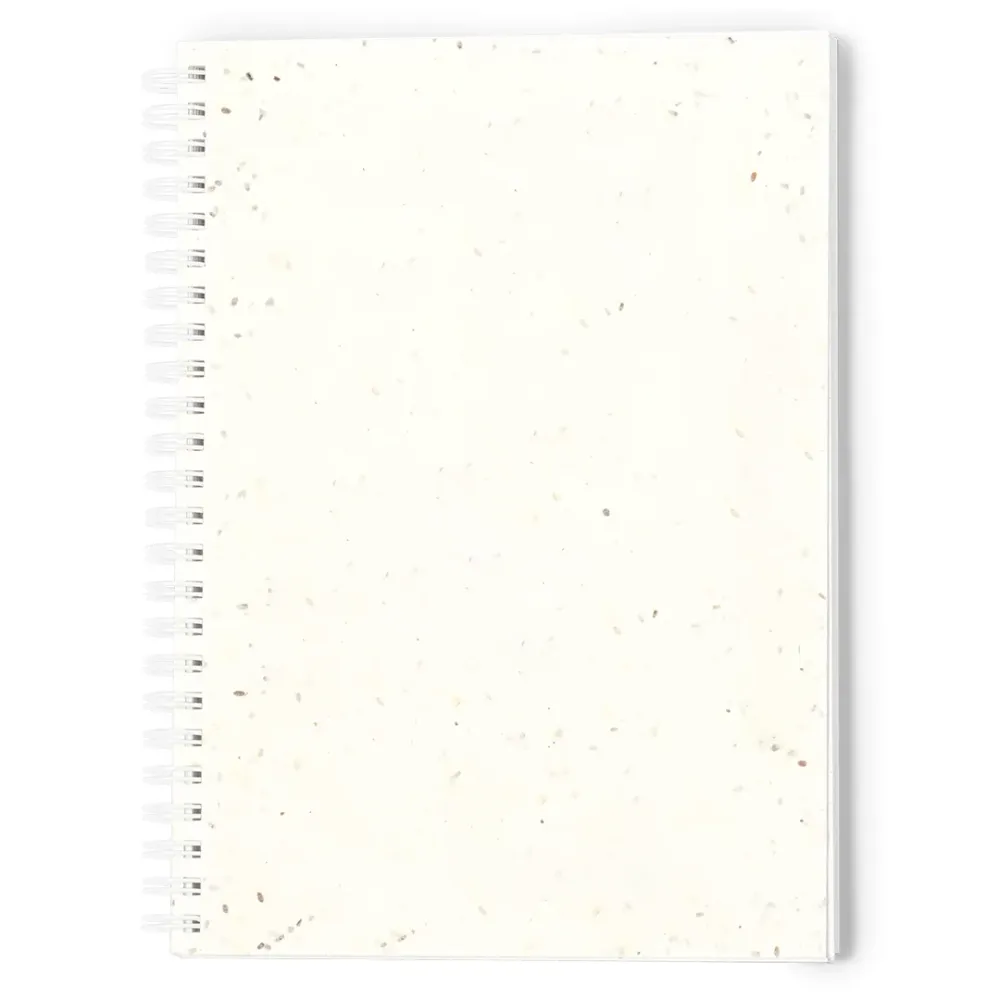 Caderno Ecológico com Sementes para Plantar