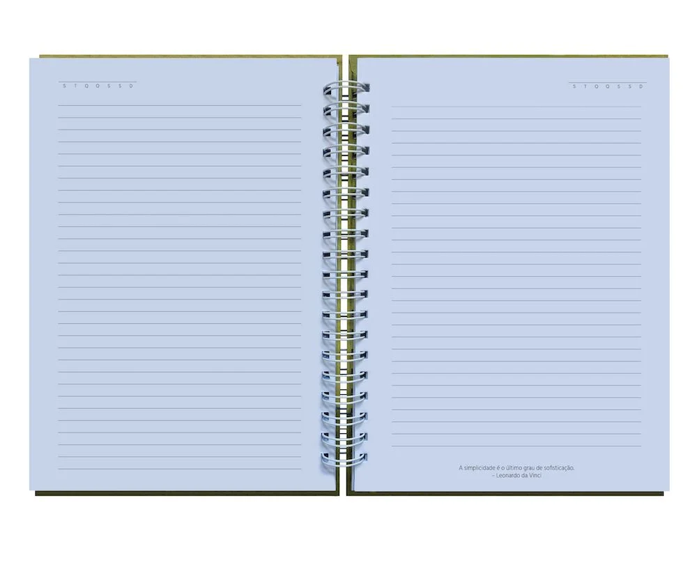 Caderno Universitário 1 Matéria 100 Fls 90g Capa Dura A4 Girassóis