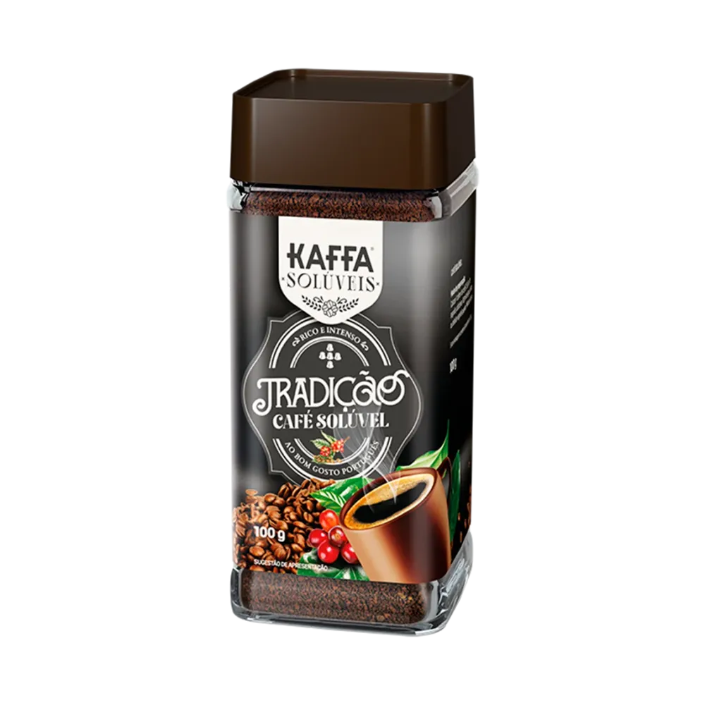 Café 100% solúvel – Kaffa Tradição