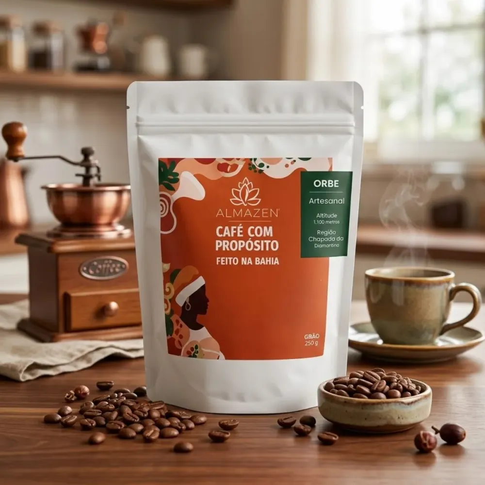 Café Especial Orbe Gourmet Em Grãos Almazen - 250g