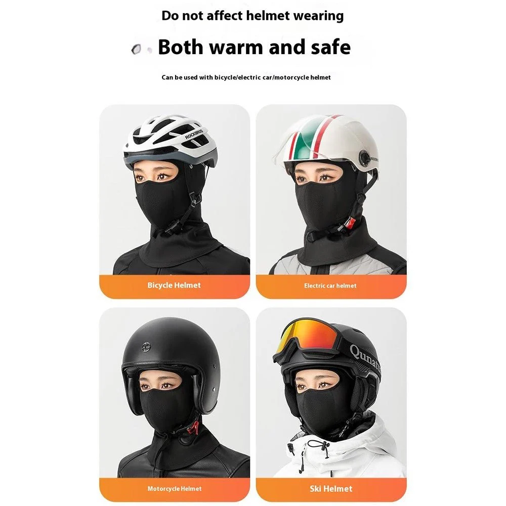 Cagoule térmica proteção integral inverno
