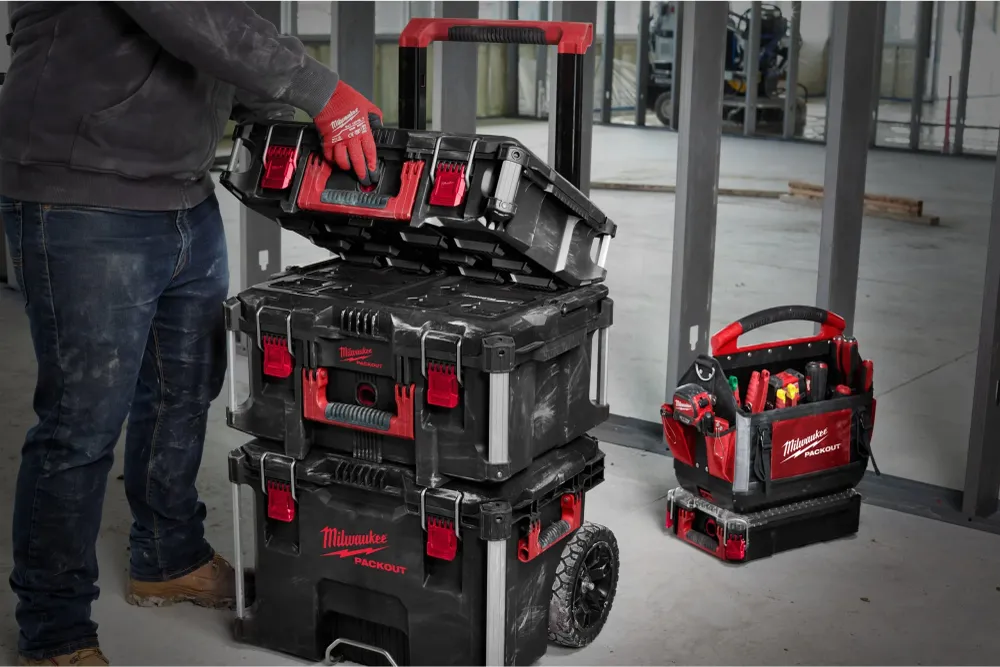 Caixa de ferramentas 3 peças PACKOUT Milwaukee