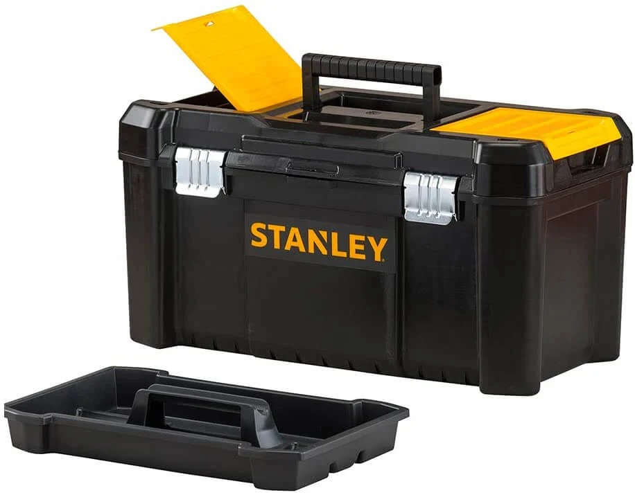 Caixa de ferramentas de plástico Stanley 19"/48cm com fecho metálico STST1-75521