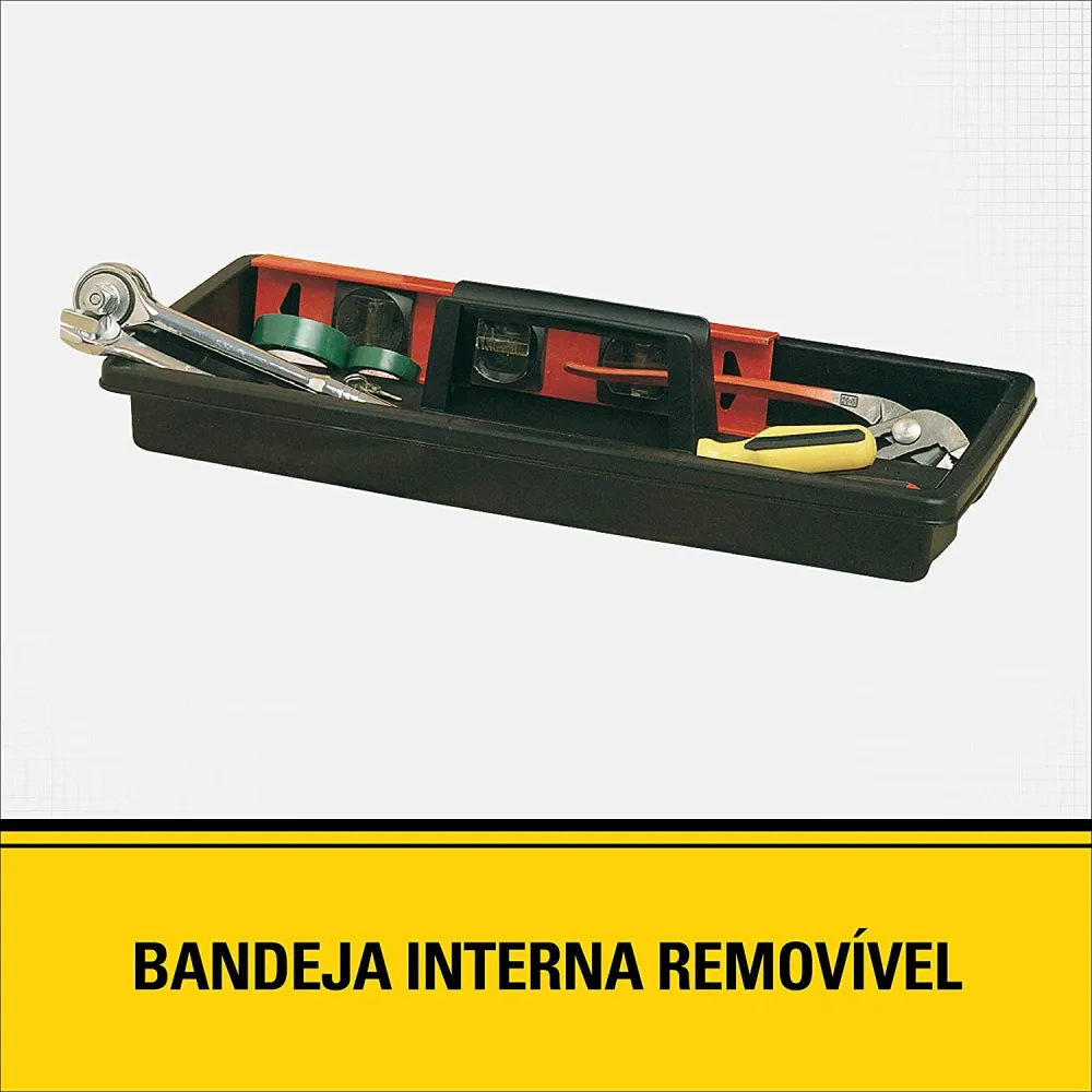 CAIXA DE FERRAMENTAS 19'' SÉRIE E FECHOS METÁLICOS 19-013 STANLEY