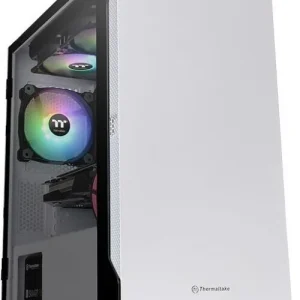 Caixa Micro Atx Thermaltake S100 Tg - Ven 120mm Incluido - Cristal Temperado Snow Edition