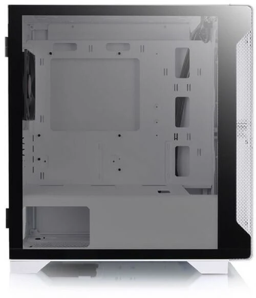 Caixa Micro Atx Thermaltake S100 Tg - Ven 120mm Incluido - Cristal Temperado Snow Edition