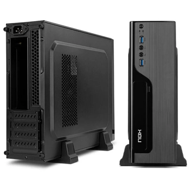 Caixa NOX Lite 070 Slim Preta (MicroATX) C. Fonte 500W