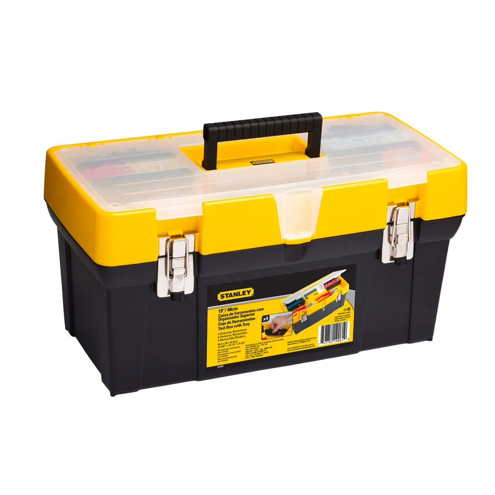 CAIXA PLÁSTICA DE FERRAMENTAS COM BANDEJA SERIE 2000 19'' 19-061 STANLEY
