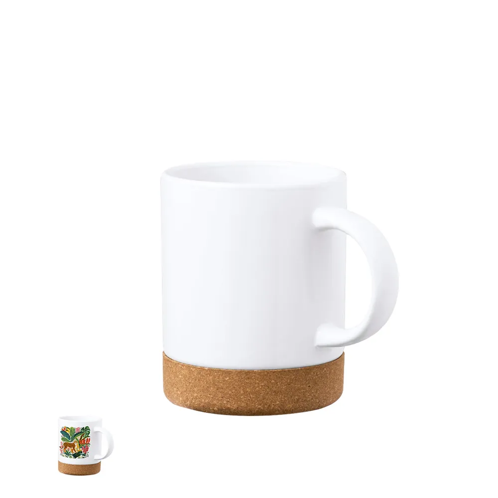 Caneca Sublimação 'Nala' 350 ml com Corcho Natural