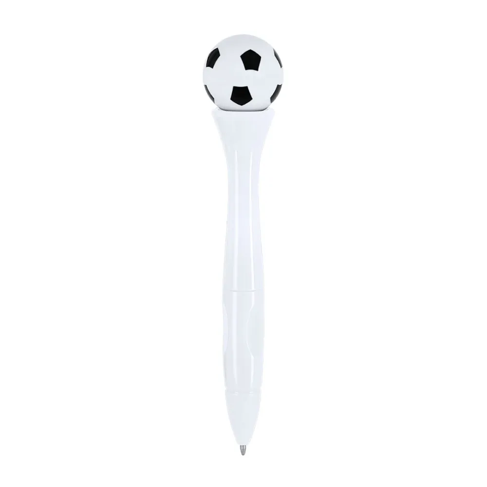 Caneta Antiestresse Giratória com Design de Bola de Futebol