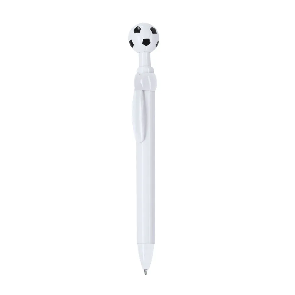 Caneta Seeker com Design de Bola de Futebol e Tinta Azul