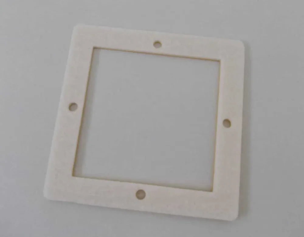 Canto de vedação 13,5x13.5 cm para limpeza de fogão de pellets de aba