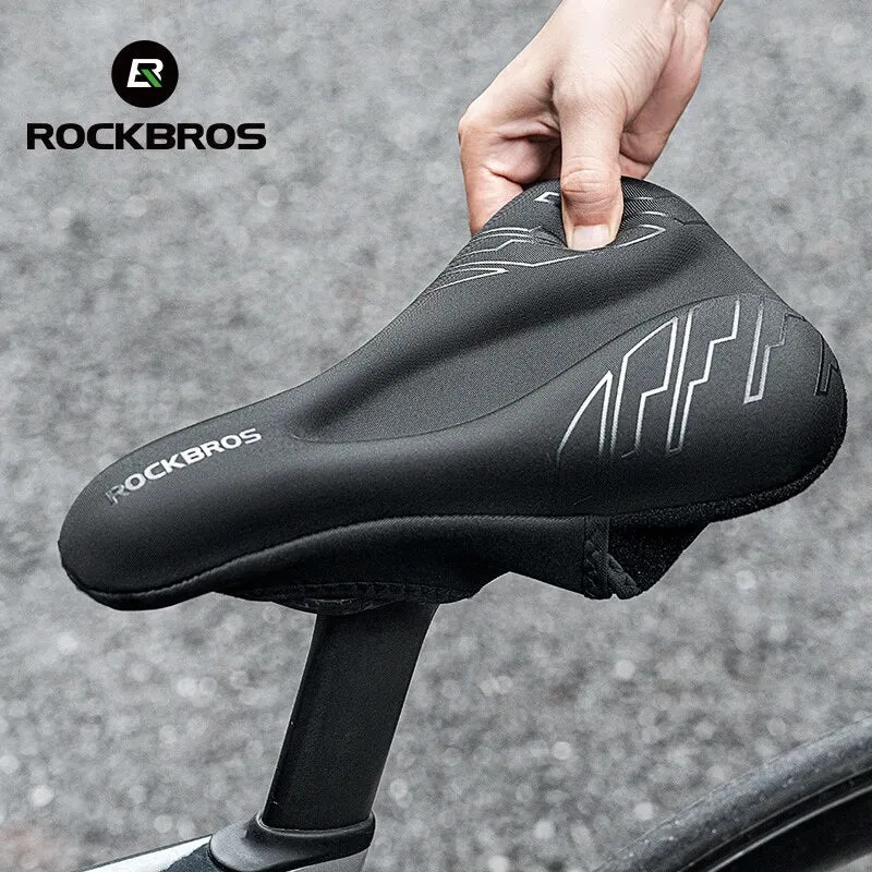Capa de selim de bicicleta almofadada antiderrapante