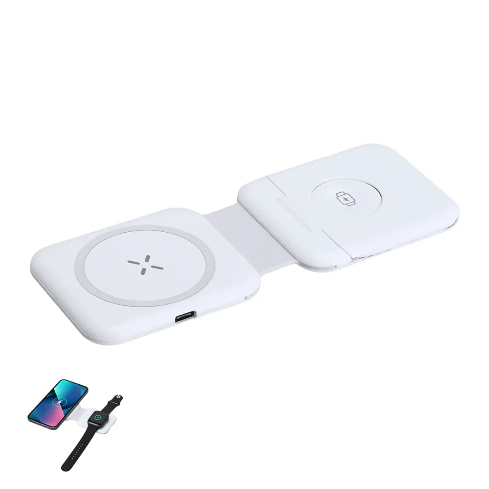 Carregador Multicarga Sem Fios 3 em 1 Vardar 15W