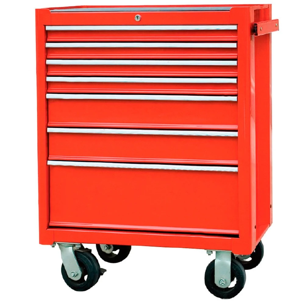 CARRO PARA FERRAMENTAS COM 7 GAVETAS COR VERMELHA STTB3007XSC SATA