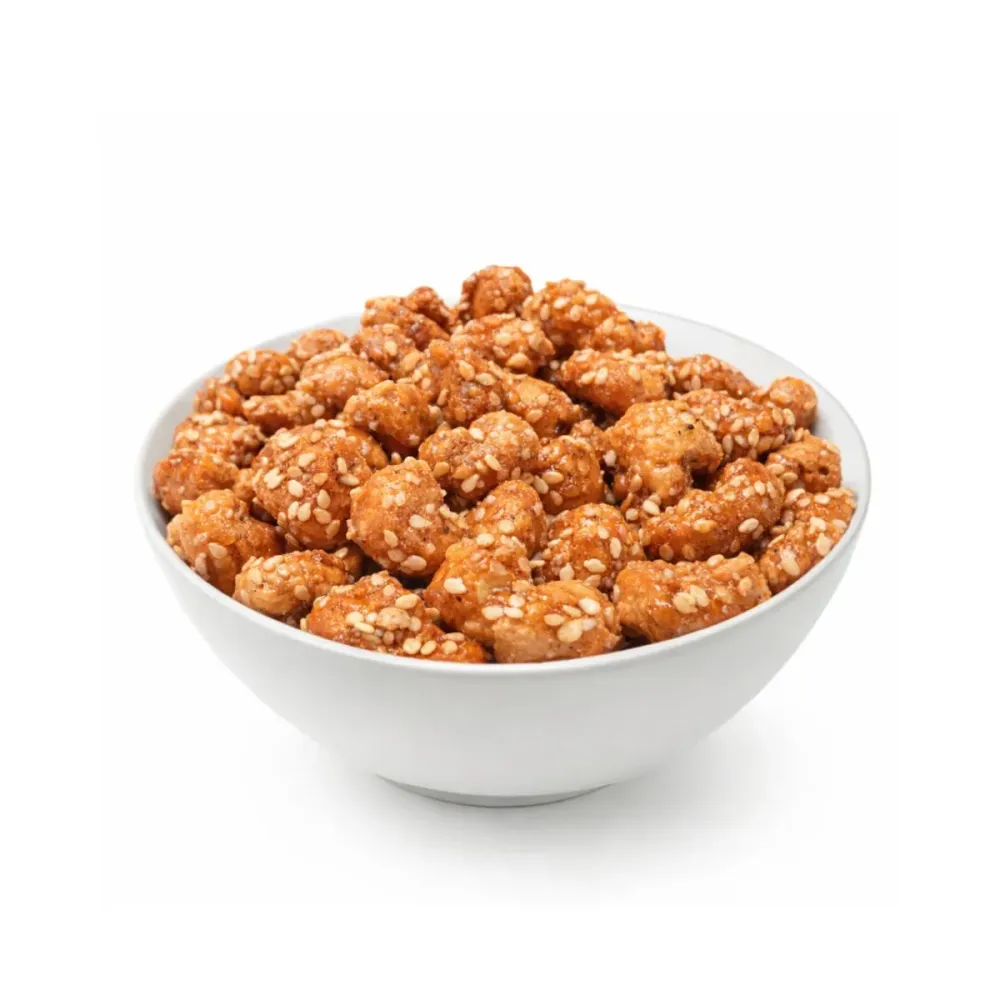 Castanha de Cajú Caramelizada com Mel e Gergelim - 100g