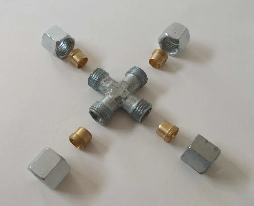 Castão X-8 para estragar os tubos de cobre 8mm