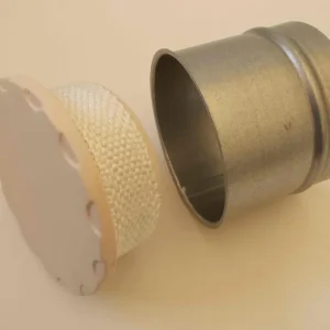 Ceramic Cleaning Socket "Round Frame" com uma manga de instalação redonda