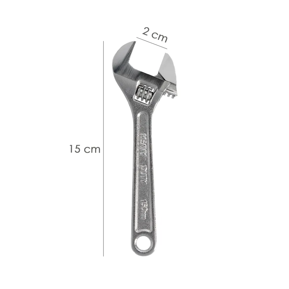 Chave Ajustável Serrilhada 6" / 150 mm. Chave, Chave de Aperto, Chave Ajustável