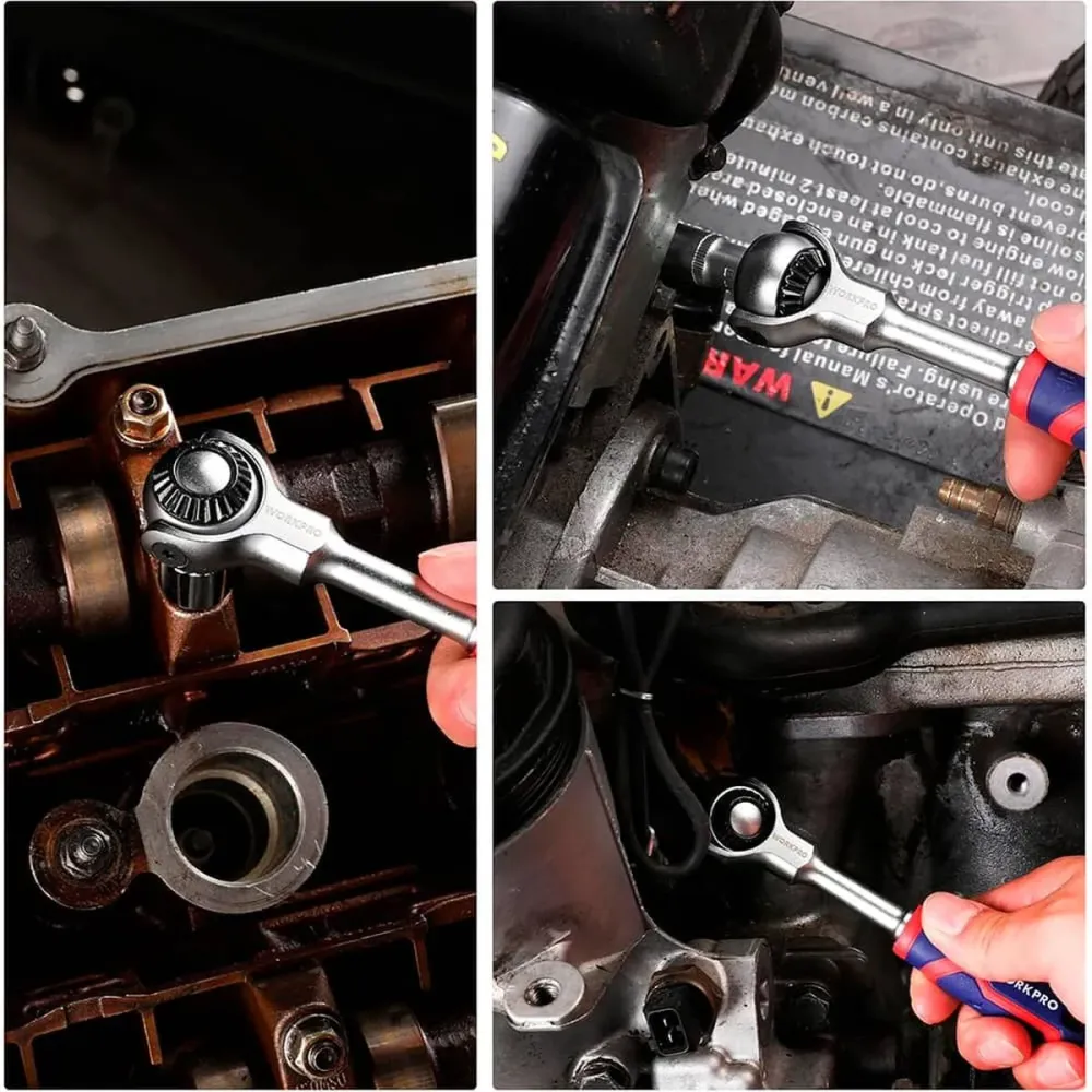 Chave de catraca Workpro 1/4"