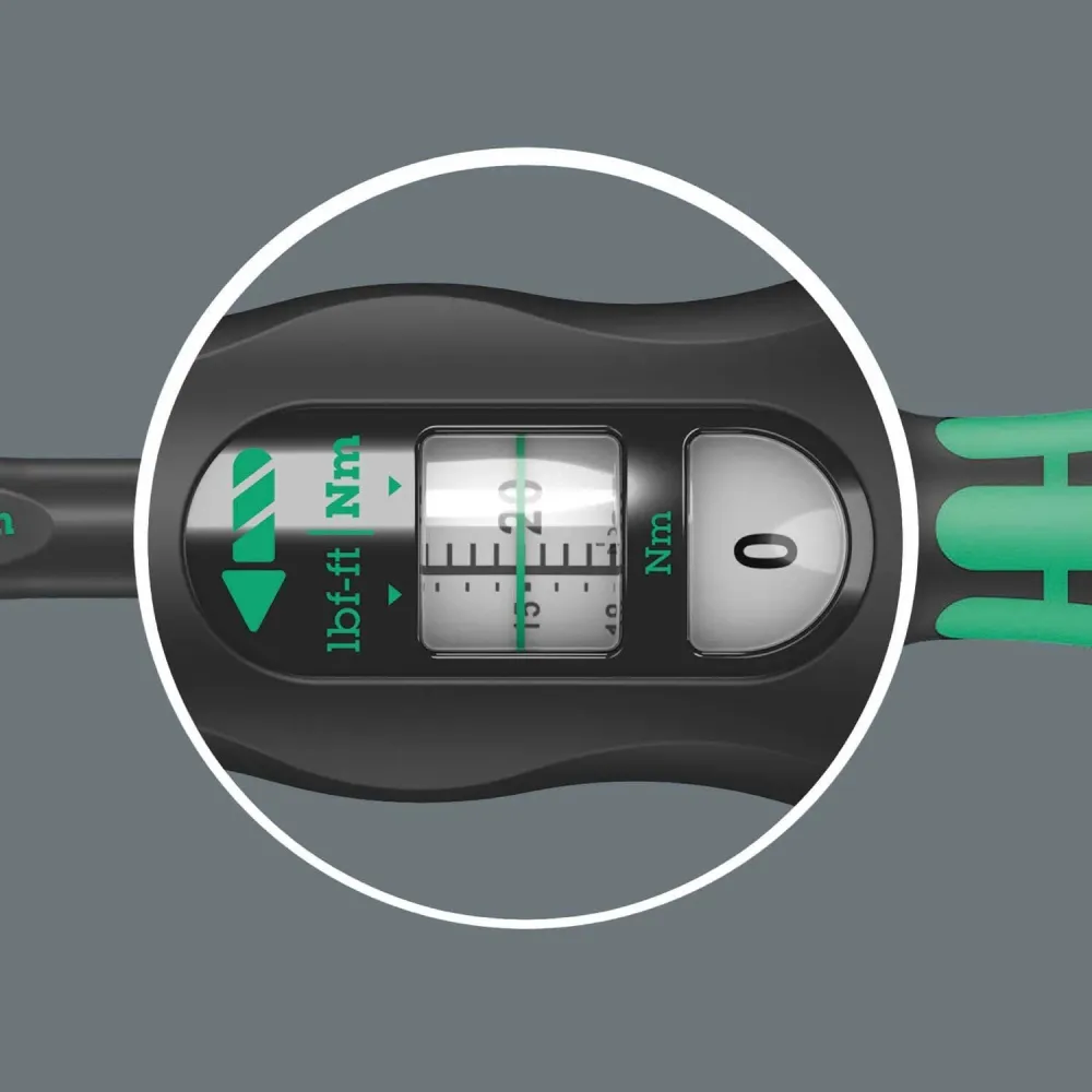 Chave dinamométrica com catraca reversível 2,5-25Nm Wera Click-Torque 5 ref.075604