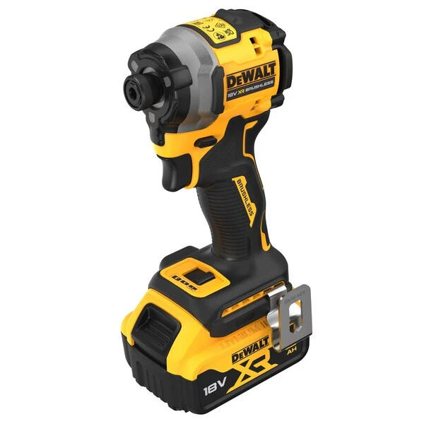 Chave de fendas compacta de impacto sem escovas XR 18V LI-ION 5Ah DCF850P2T