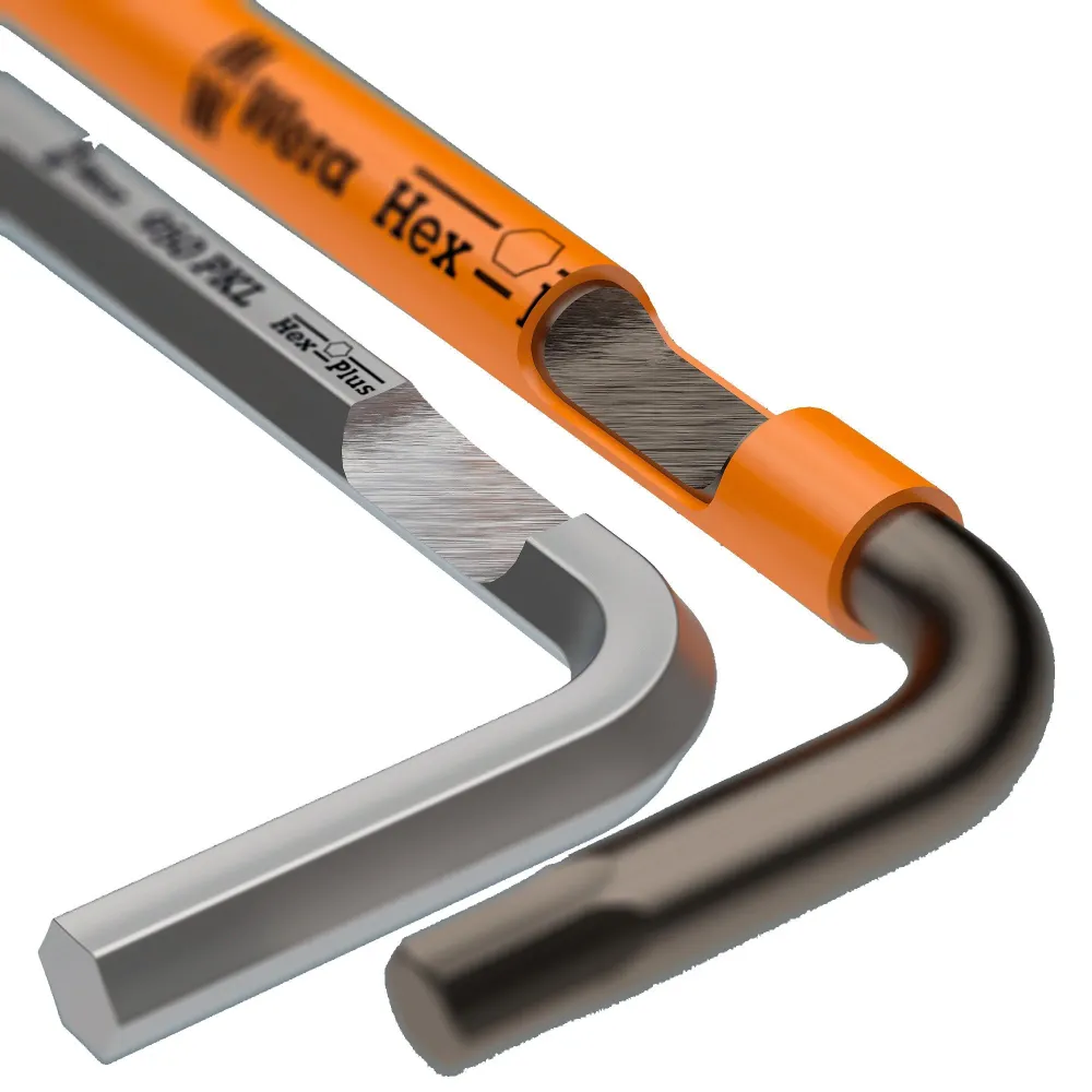 Chave hexagonal chave em L métrica Wera com 9 peças 1,5-10 mm