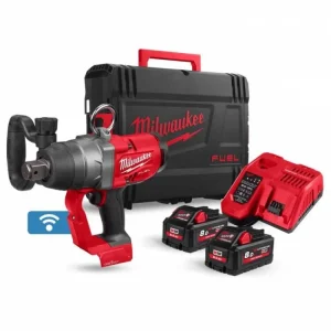 Chave de impacto de alto torque M18 FUEL One-Key 1" com anel Milwaukee M18 ONEFHIWF1-802X