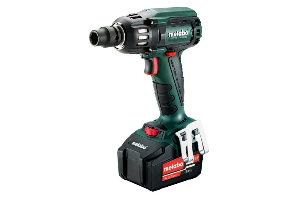 Chave de impacto sem fio 18V 400Nm Metabo SSW18LTX400BL