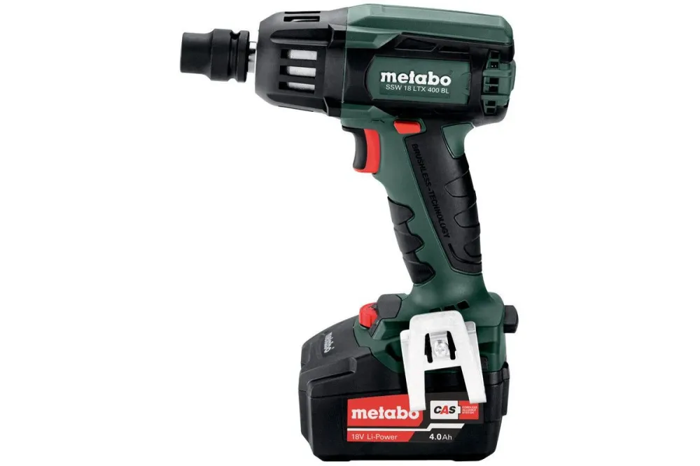 Chave de impacto sem fio 18V 400Nm Metabo SSW18LTX400BL