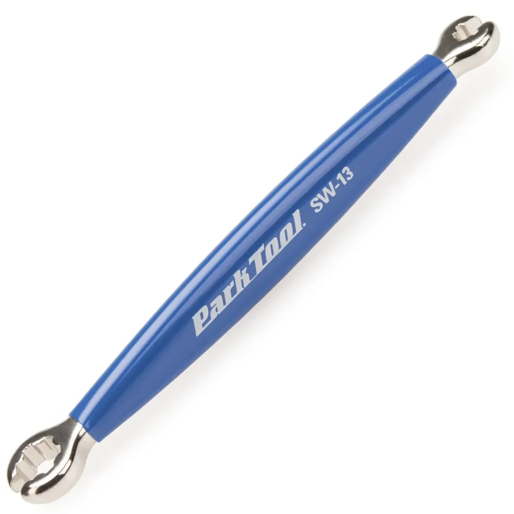 Chave de Raio Vinil Park Tool SW-13 - Usinada para Raios Mavic, Revestimento em Vinil, Azul