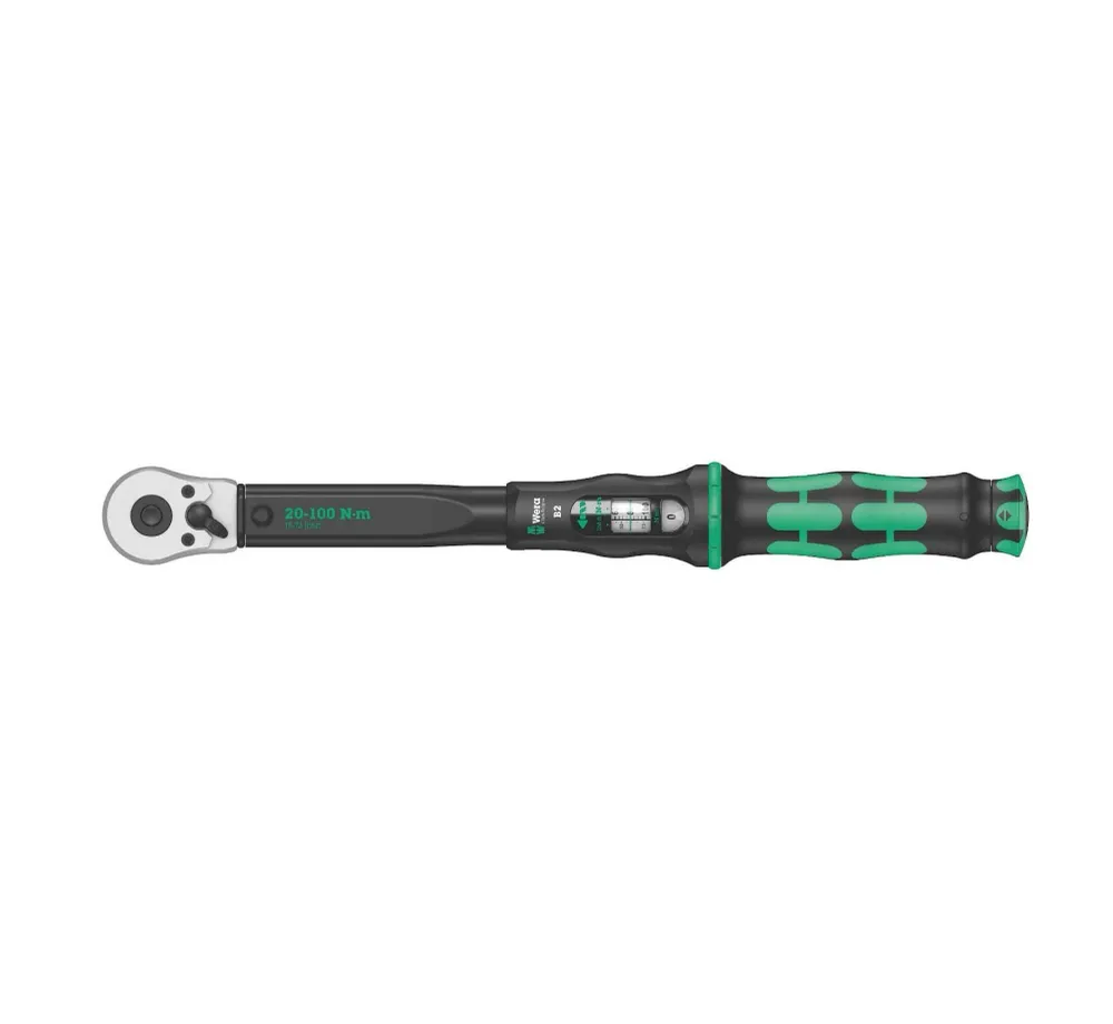 Chaves de torque Click-Torque B 2 Wera com embraiagem reversível 20-100Nm