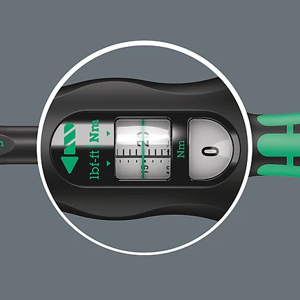 Chaves de torque Click-Torque B 2 Wera com embraiagem reversível 20-100Nm