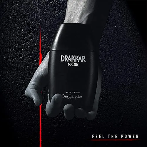 chavo Laroche Drakkar Noir Eau de Toilette Spray para hombres, 3.4 onzas líquidas