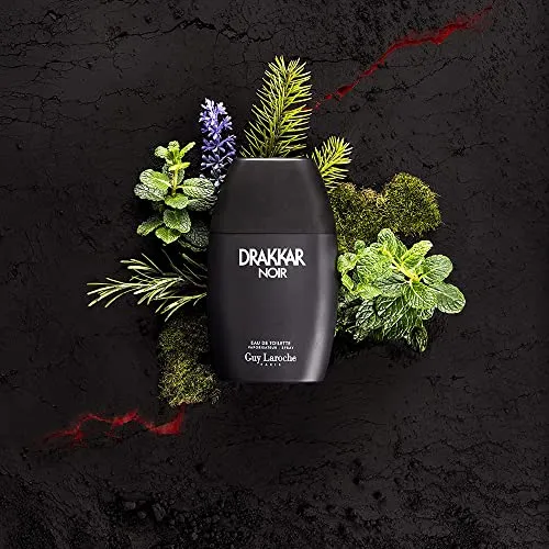 chavo Laroche Drakkar Noir Eau de Toilette Spray para hombres, 3.4 onzas líquidas