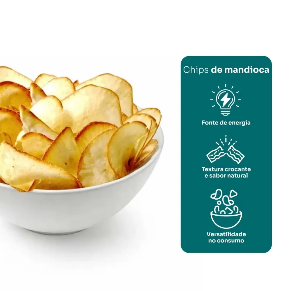 Chips De Mandioca - Nação Verde 100g
