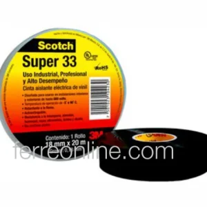 CINTA DE AISLAR SCOTCH 3M SUPER 33