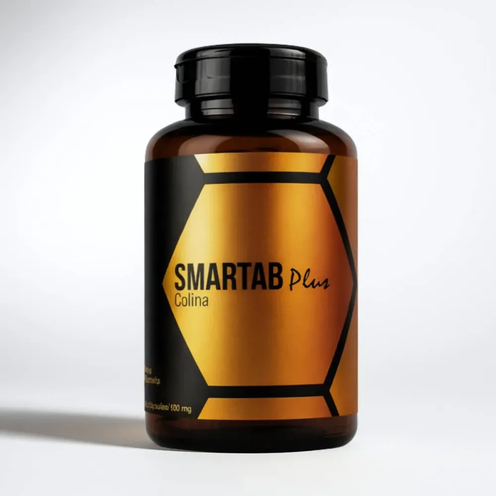Colina - Smartab Plus 60 cápsulas: Fórmula Inteligente para uma Mente Mais Ágil e Focada - 600mg