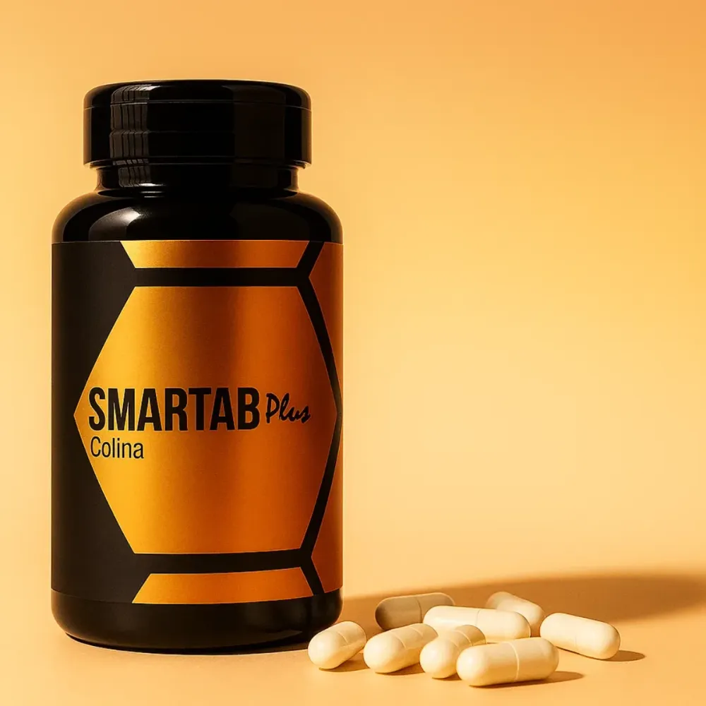 Colina - Smartab Plus 60 cápsulas: Fórmula Inteligente para uma Mente Mais Ágil e Focada - 600mg