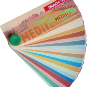 Compartimentos de amostra de cartão colorido para calor -Produto de aluguel de tinta de forno colorido de calor