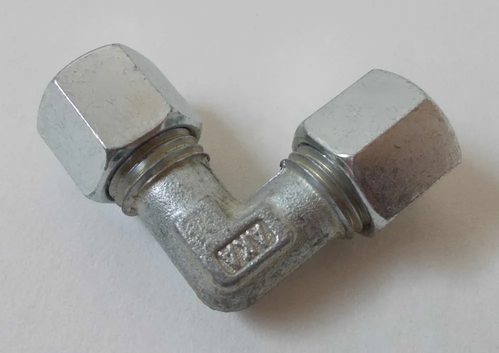 Conexão de parafuso ângulo W-8 para estragar os tubos de cobre 8mm